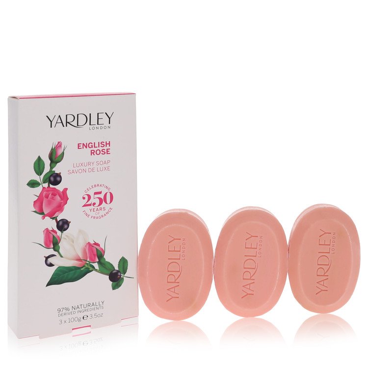 English Rose Yardley 3 x 3.5 oz Luxury Soap By Yardley London