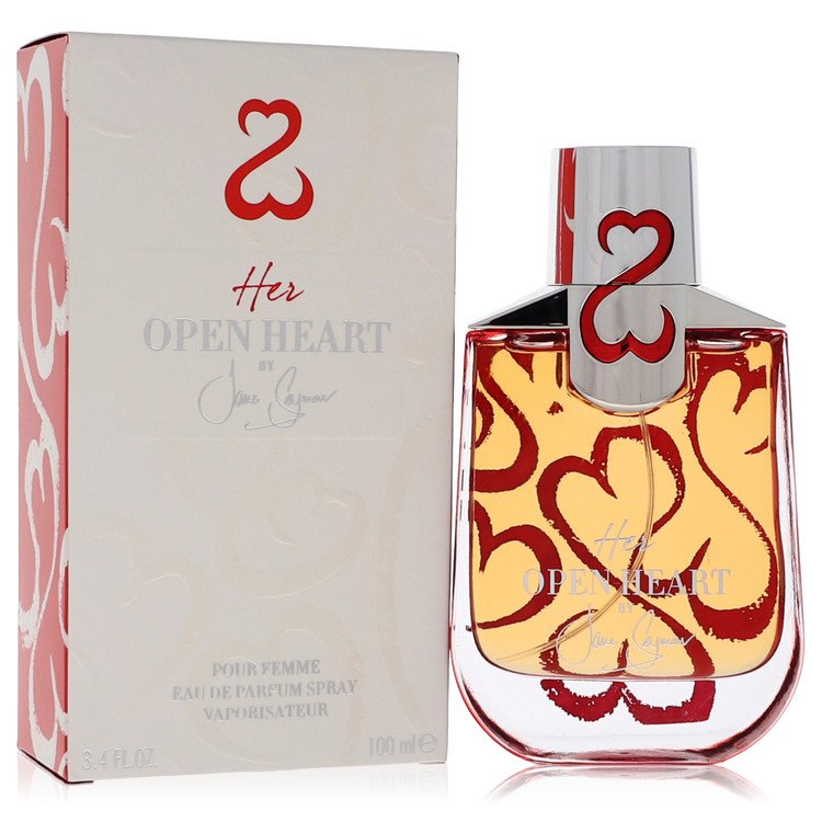 Her Open Heart Eau De Parfum Spray with Free Jewelry Roll By Jane Seymour
