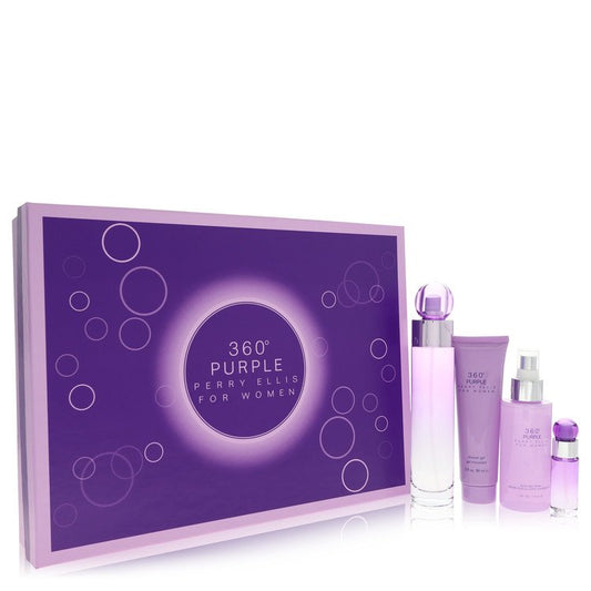 Perry Ellis 360 Purple Gift Set By Perry Ellis